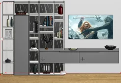 Orme Parete attrezzata Day 21 in stile design a prezzo scontato- Pareti Attrezzate