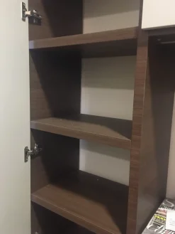 Parete attrezzata in melamminico in Offerta Outlet^Europeo Clearance