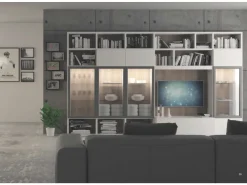 Parete attrezzata Social - glamour 7RF1487^Favero Discount