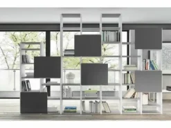 Favero Parete attrezzata Composizione social spalla - 7rf 5065_A- Soggiorni Completi