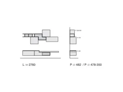 Best Parete attrezzata in legno cod. 3RF 1320 Pareti Attrezzate