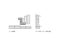 Best Parete attrezzata Composizione social - 3RF 1145_A Soggiorni Completi