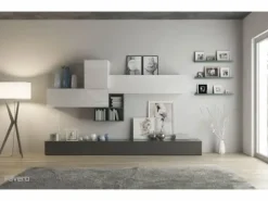 Favero Parete attrezzata Composizione riflessi - basic 3RF 1210_A- Pareti Attrezzate