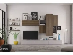 Favero Parete attrezzata cod. 3RF 1165_A- Pareti Attrezzate