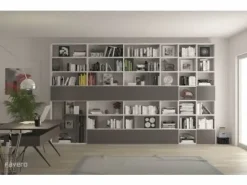 Favero Parete attrezzata Composizione Social Spalla - 7RF 5055_A- Pareti Attrezzate