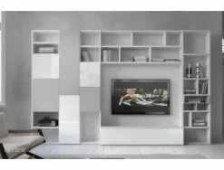 Favero Parete attrezzata Composizione riflessi basic spalla - 7RF 5095- Soggiorni Completi