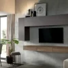 Artigianale Parete attrezzata Full casa in stile moderno a prezzo ribassato- Soggiorni Completi