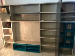 Parete attrezzata Gd183 in laccato opaco a prezzo Outlet^NovaMobili