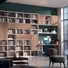 Parete attrezzata Parete-libreria del programma living di PREZZI OUTLET^Giessegi Hot