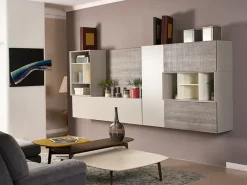 Santarossa Parete attrezzata Hangar sospesa di in OFFERTA OUTLET- Pareti Attrezzate