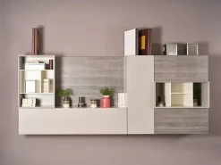 Santarossa Parete attrezzata Hangar sospesa di in OFFERTA OUTLET- Pareti Attrezzate