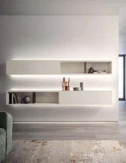 Parete attrezzata Hng074 di in OFFERTA OUTLET^Santalucia Clearance