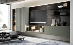 Mobilgam Parete attrezzata Horizon 00 di in OFFERTA OUTLET- Pareti Attrezzate