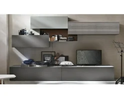 Parete attrezzata in laccato opaco stile design Atlante^Tomasella Outlet