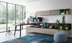 Hot Parete attrezzata in stile moderno Parete atrezzata con scrittoio home office di a prezzo scontato Pareti Attrezzate