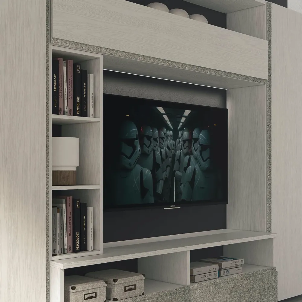 Hot Parete attrezzata in stile moderno Lions linea velvet 10 di a prezzo Outlet Pareti Attrezzate