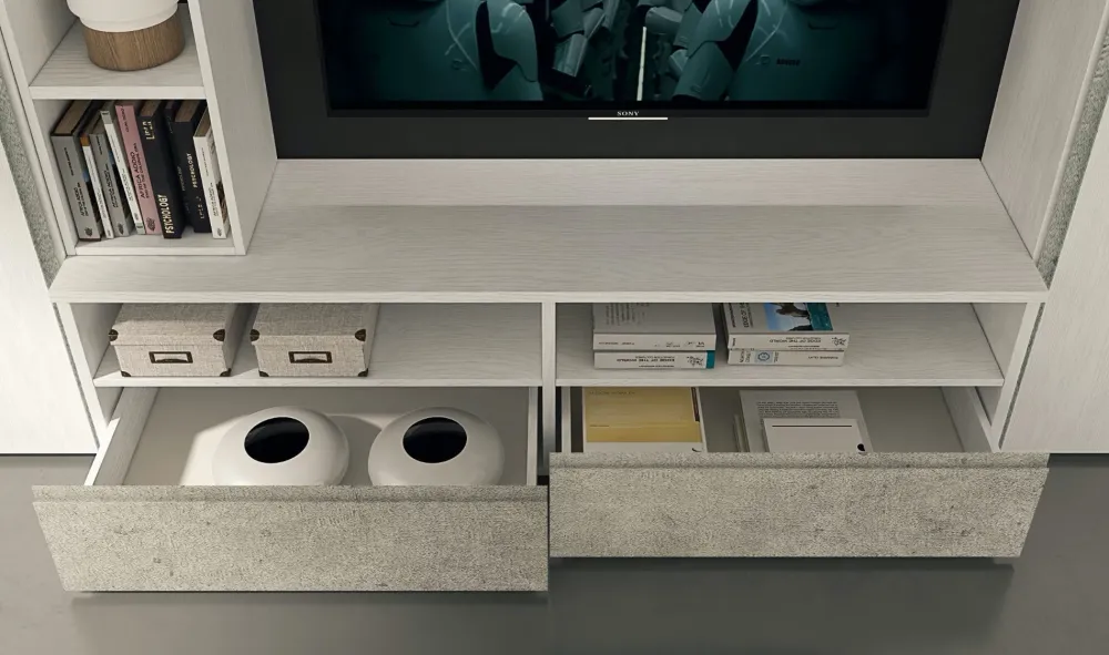 Hot Parete attrezzata in stile moderno Lions linea velvet 10 di a prezzo Outlet Pareti Attrezzate