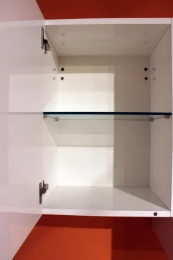 Parete attrezzata in stile moderno Colombini in laminato materico Offerta Outlet^Colombini Casa Best