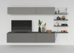 Parete attrezzata in stile design Skyline di a prezzo scontato^Astor Mobili Outlet