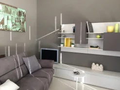 Alf Da Fre Parete attrezzata in stile moderno mobile di Alf in laccato opaco Offerta Outlet- Pareti Attrezzate