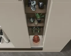 Tomasella Parete attrezzata in stile design At110 di a prezzo Outlet- Pareti Attrezzate