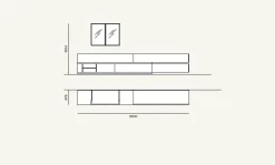 Orme Parete attrezzata in stile design Day * di in Offerta Outlet- Pareti Attrezzate