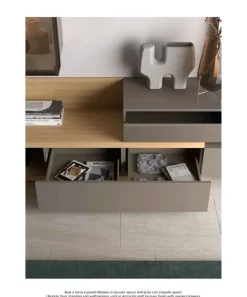 Orme Parete attrezzata in stile design Day * di in Offerta Outlet- Pareti Attrezzate
