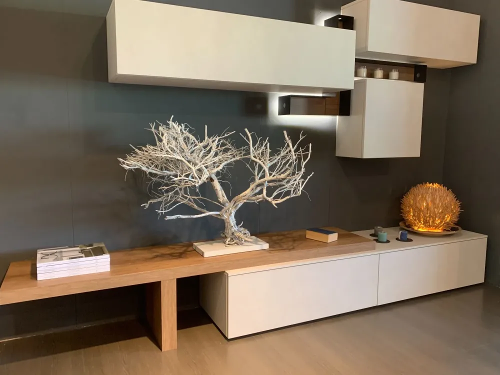 Outlet Parete attrezzata in stile moderna Atlante/tetris di a prezzo Outlet Pareti Attrezzate