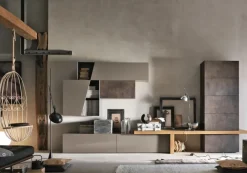 Tomasella Parete attrezzata in stile design Atlante di a prezzo Outlet- Pareti Attrezzate