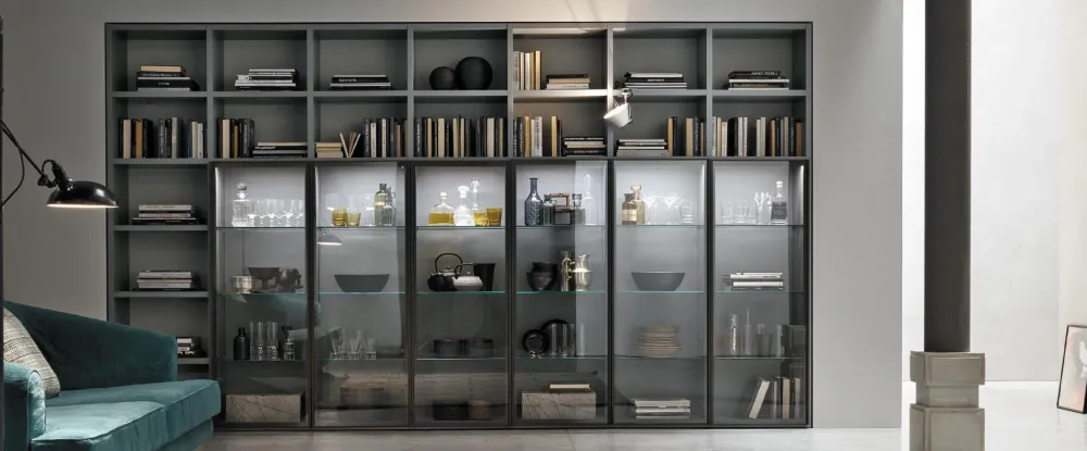 Parete attrezzata in stile design A053 di in Offerta Outlet^Tomasella Best