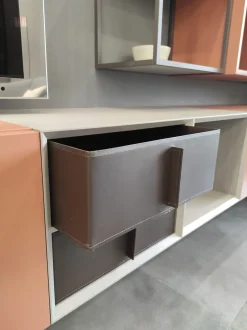 Clearance Parete attrezzata in stile moderno Day 06 - modulo di a prezzo Outlet Pareti Attrezzate