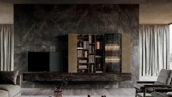 New Parete attrezzata in stile design Mito 5.0 di in Offerta Outlet Pareti Attrezzate