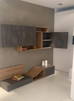 Parete attrezzata in stile design Dayton di in Offerta Outlet^Md work Best