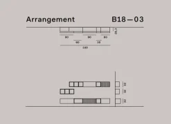 Parete attrezzata in stile moderno in legno Offerta Outlet^NovaMobili Discount