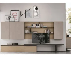 Tomasella Parete attrezzata in stile design At122 di a prezzo scontato- Pareti Attrezzate