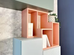 Parete attrezzata in stile moderna Parete tv di a prezzo Outlet^Devina Nais Best