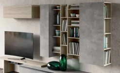 Parete attrezzata in stile moderno Qsm 632 di group in Offerta Outlet^Imab Hot