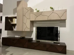 Parete attrezzata Intesa 03 di in OFFERTA OUTLET^Artigianale Sale