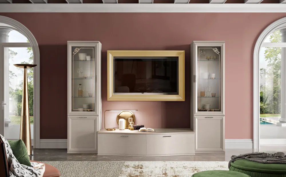 Parete attrezzata Jazz luxury composizione 139 del brand con un ribasso esclusivo^Gierre Mobili Sale