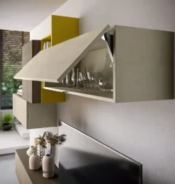 Moretti Compact Giorno Notte Parete attrezzata Kosmos 110 in stile moderna a prezzo scontato- Pareti Attrezzate