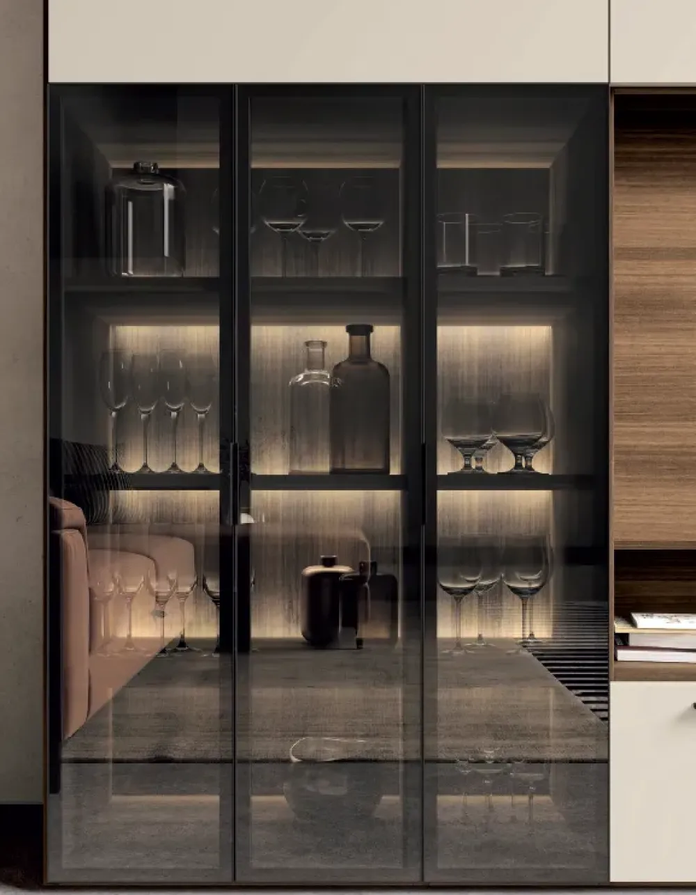 Discount Parete attrezzata L105 della marca con uno sconto esclusivo Pareti Attrezzate