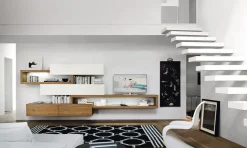 Parete attrezzata Lampo l6c15 in stile moderno a prezzo scontato^Sangiacomo