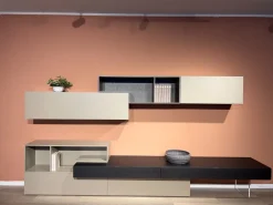 Parete attrezzata Lampo in stile moderno a prezzo scontato^Sangiacomo Outlet