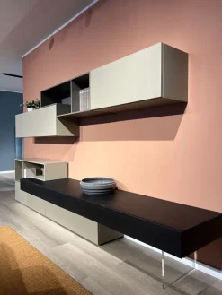Parete attrezzata Lampo in stile moderno a prezzo scontato^Sangiacomo Outlet