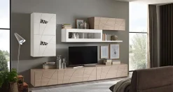 Spar Parete attrezzata Lapis : design moderno a prezzo scontato!- Pareti Attrezzate