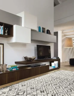 Sangiacomo Parete attrezzata L6c20 in stile moderna a prezzo ribassato- Pareti Attrezzate