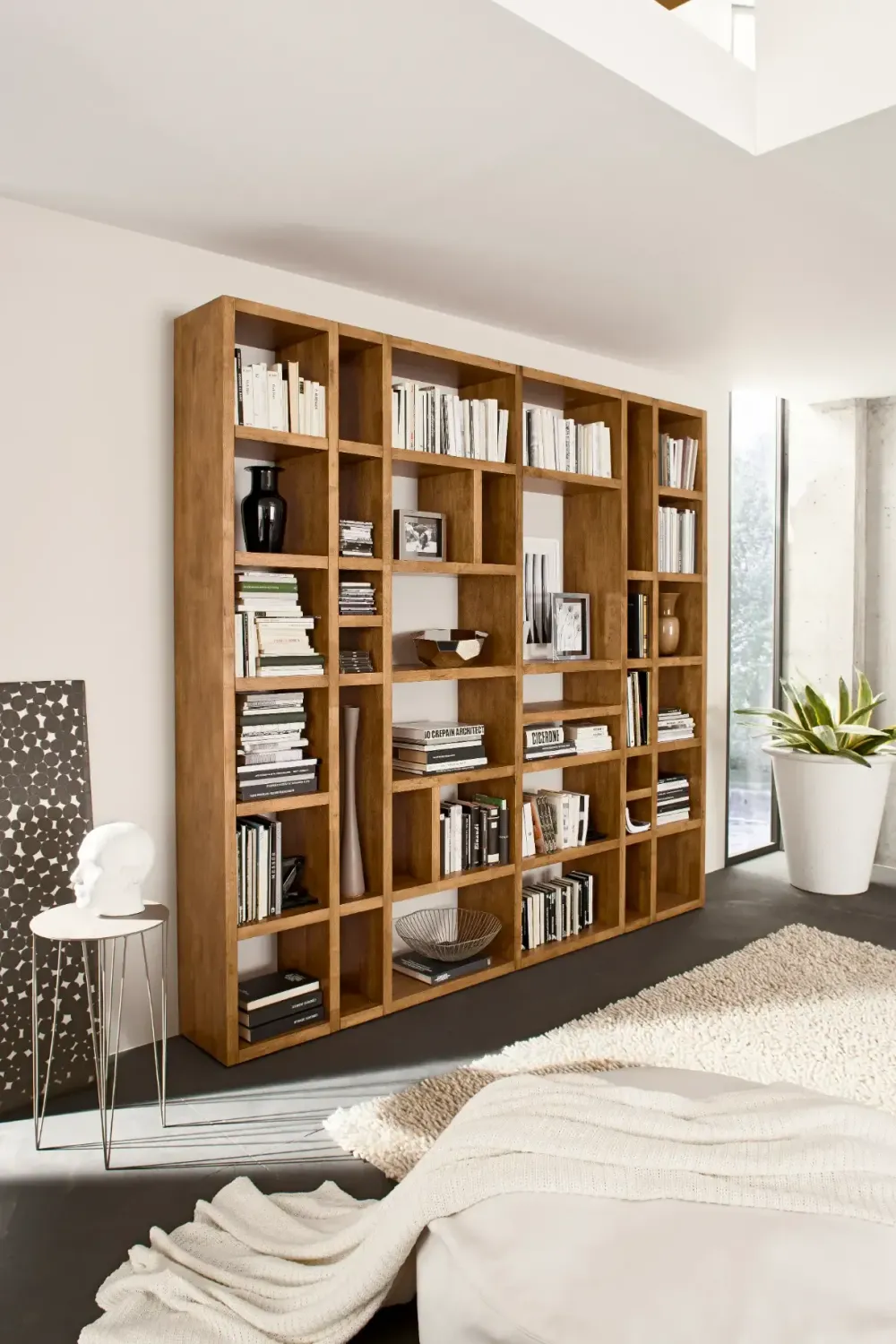 Clearance Parete attrezzata Libreria legno massello del marchio con uno sconto esclusivo Pareti Attrezzate