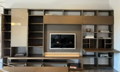 Sangiacomo Parete attrezzata Libreria modo  di in OFFERTA OUTLET- Pareti Attrezzate