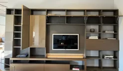 Sangiacomo Parete attrezzata Libreria modo  di in OFFERTA OUTLET- Pareti Attrezzate