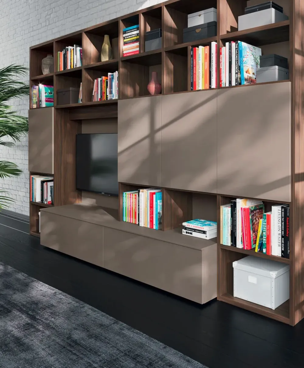 Hot Parete attrezzata Light 25 di in OFFERTA OUTLET Pareti Attrezzate